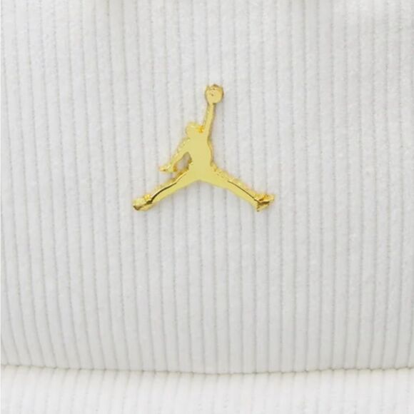 Jordan‎ Rucksack Mini Corduroy Backpack- White/Gold main image 5